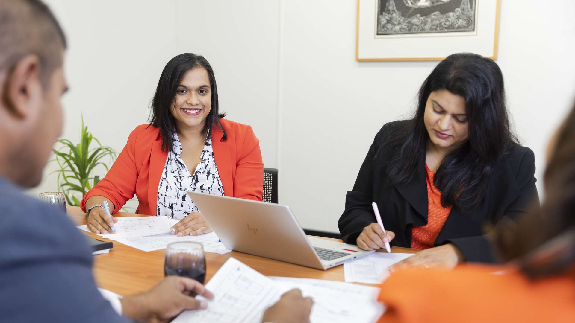 A Construction Management Team Meeting