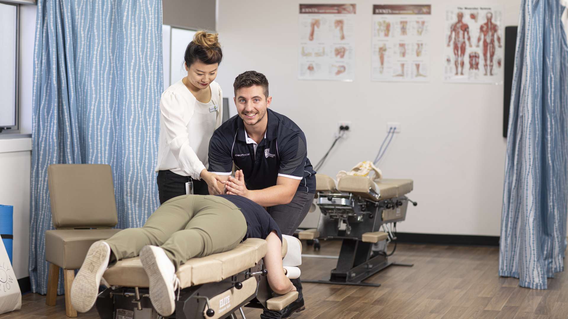 A Bachelor of Science - Chiropractic student, practicing with the guidance of a qualified supervisor
