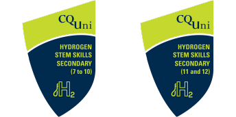 CQU hydrogen stem skills secondary badges