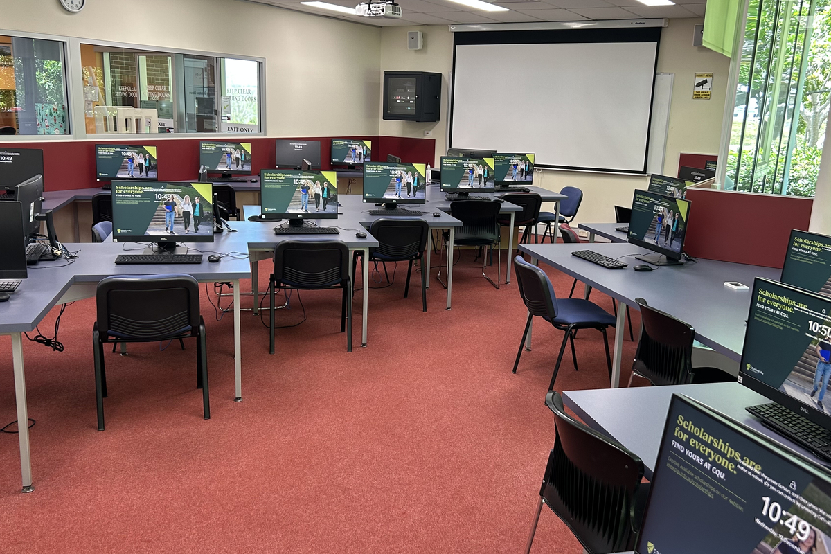 Library computer lab