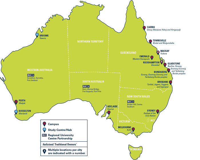 Location Map Australia