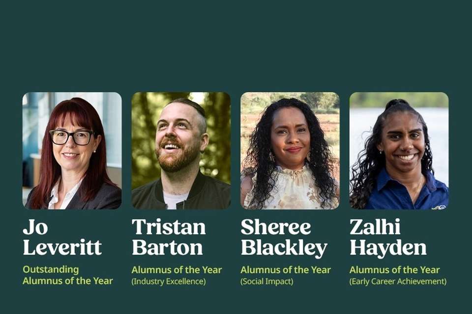 Jo Leveritt, Tristan Barton, Sheree Blackley and Zalhi Hayden