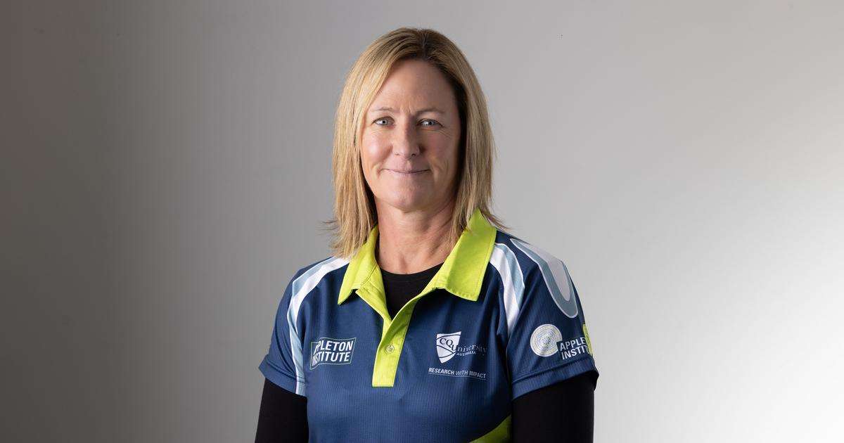 Prof Sally Ferguson wears a CQU Appleton Institute shirt