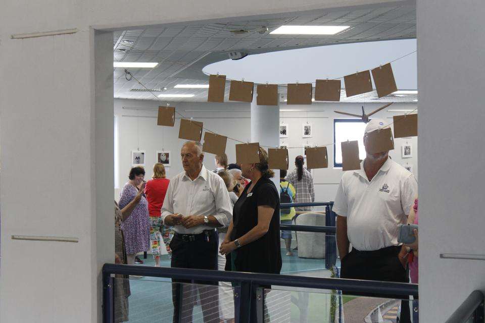 Attendees at the Imagine what’s possible: Stories by us exhibition launch