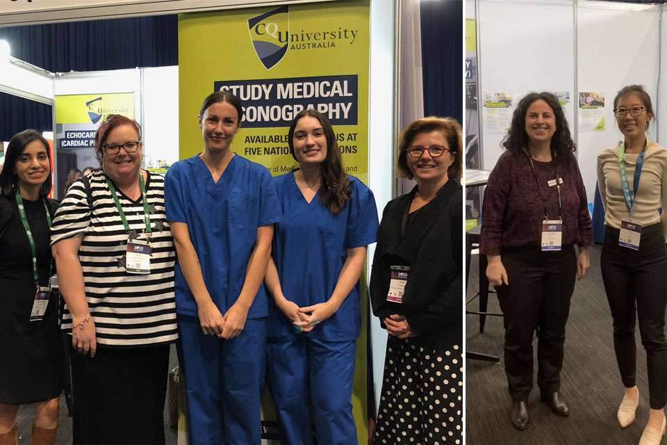 CQUniversity Medical Sonography students and staff at the 2023 Australian Sonographers Association annual conference