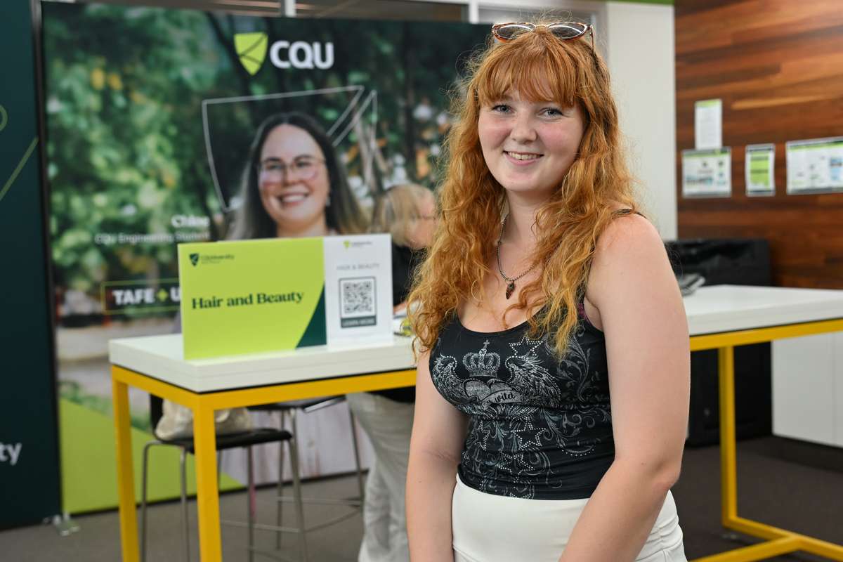 Cyan Viney at TAFE Careers Expo