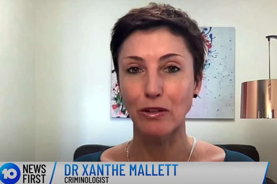 Xanthe Mallett screenshot from 10 News broadcast.jpg