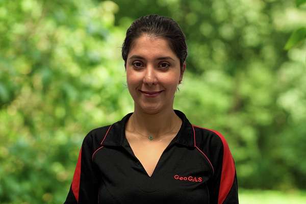 Rahimi Rezvan smiling at the camera