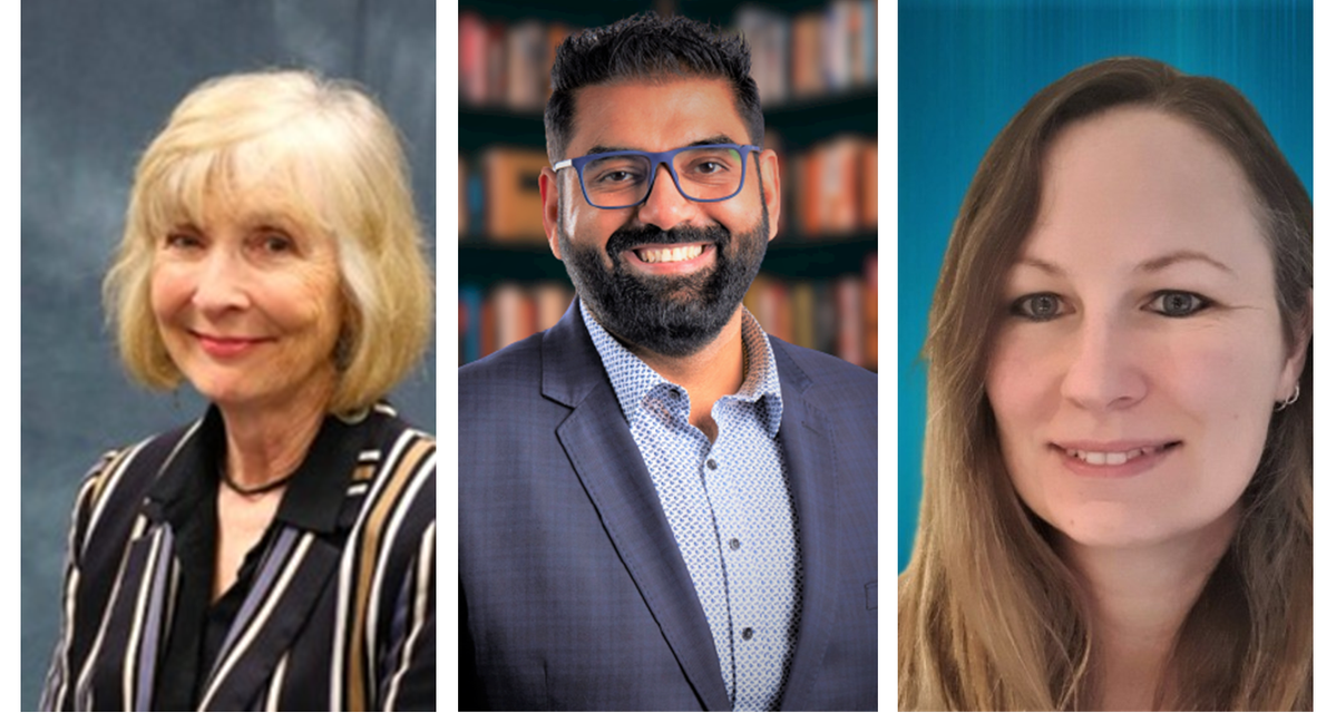Headshots of Professor Bobby Harreveld, Dr Ritesh Chugh and Dr Stephanie Macht in a collage