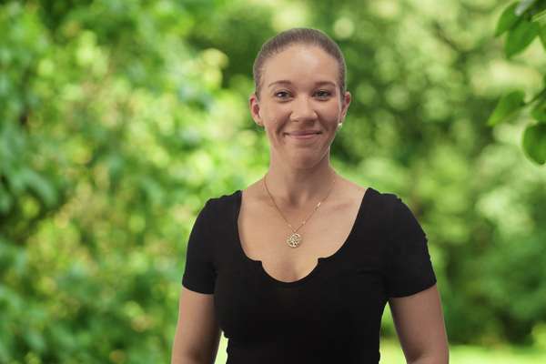 Tiffany Swadling smiling at the camera